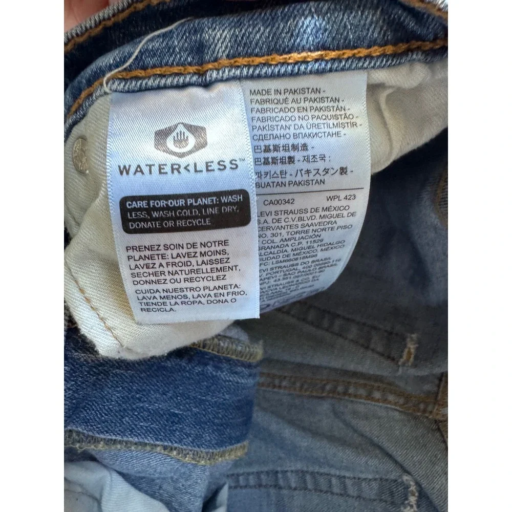 Levis 505 Regular Fit Straight Leg Mens Blue Denim‎ Jeans W32 L30 Medium Wash